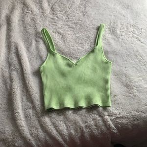 H&M Knitted Cropped Tank